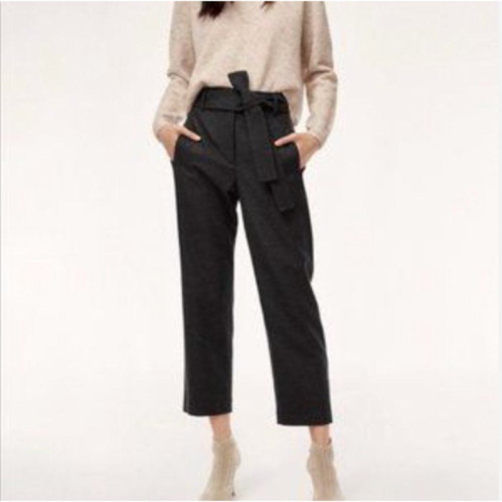 Wilfred Wool Tie Front Pants